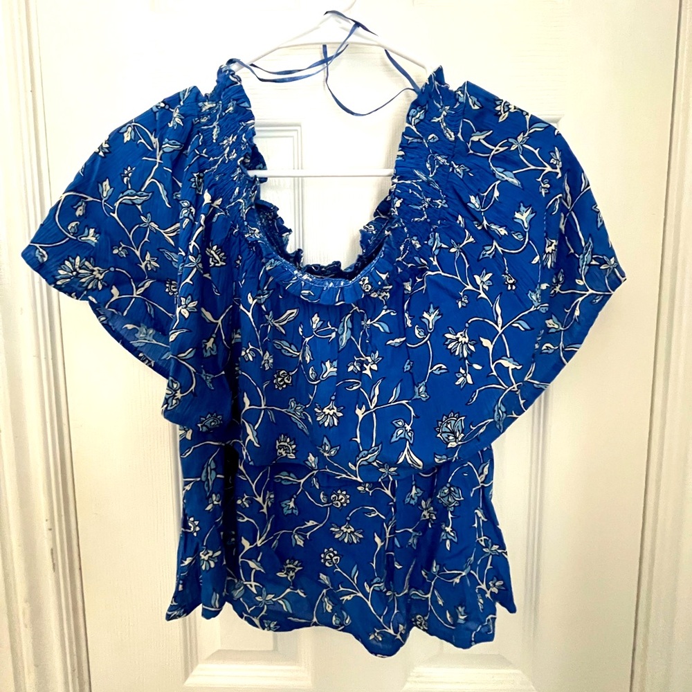 Amuse society, blue blouse